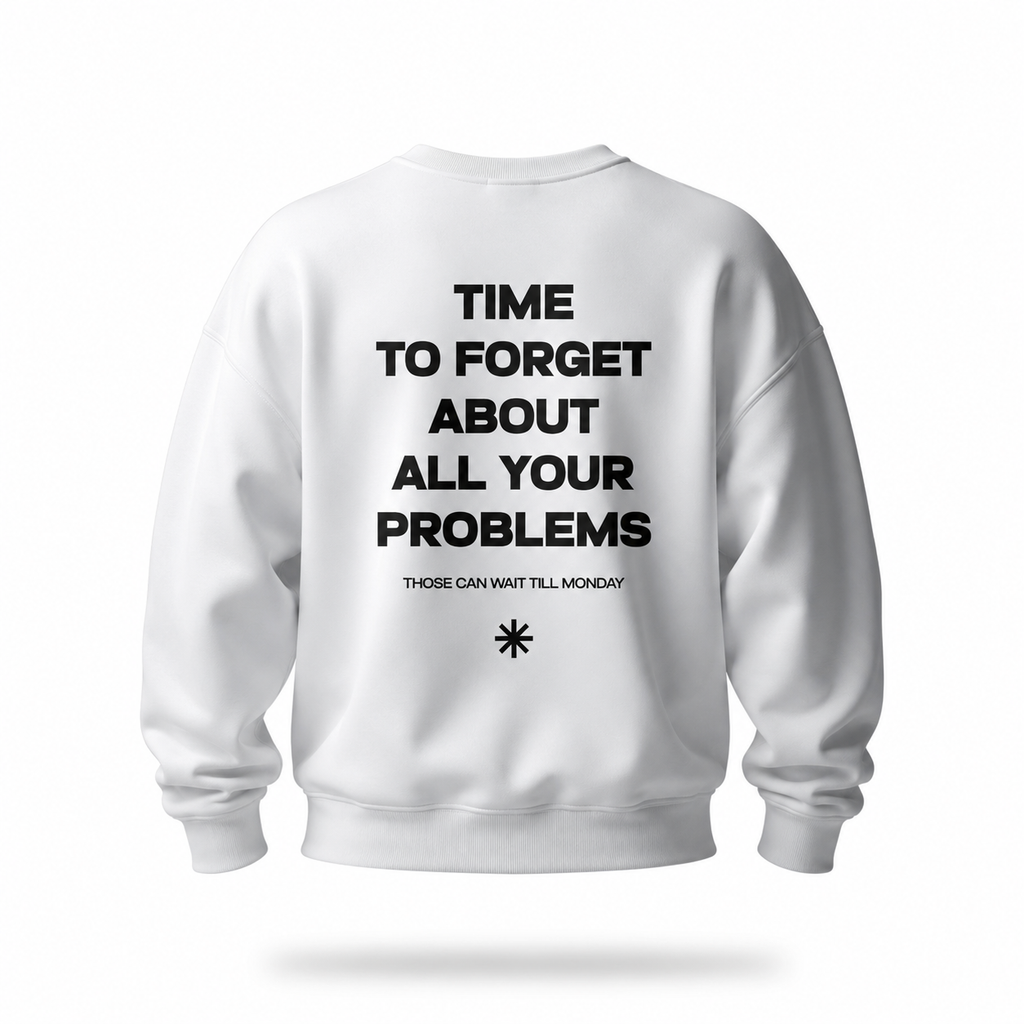 Time to forget | Felpa girocollo