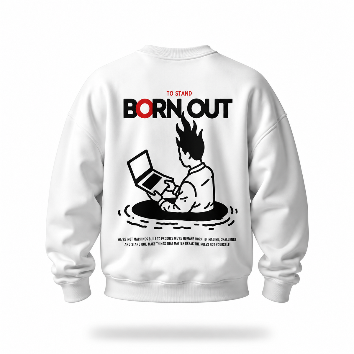 Burn Out | Felpa girocollo