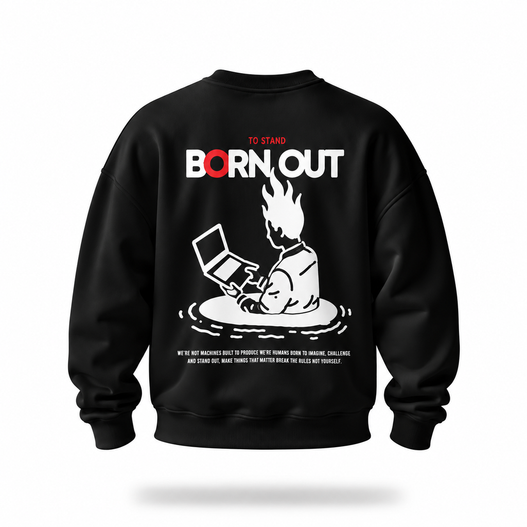 Burn Out | Felpa girocollo