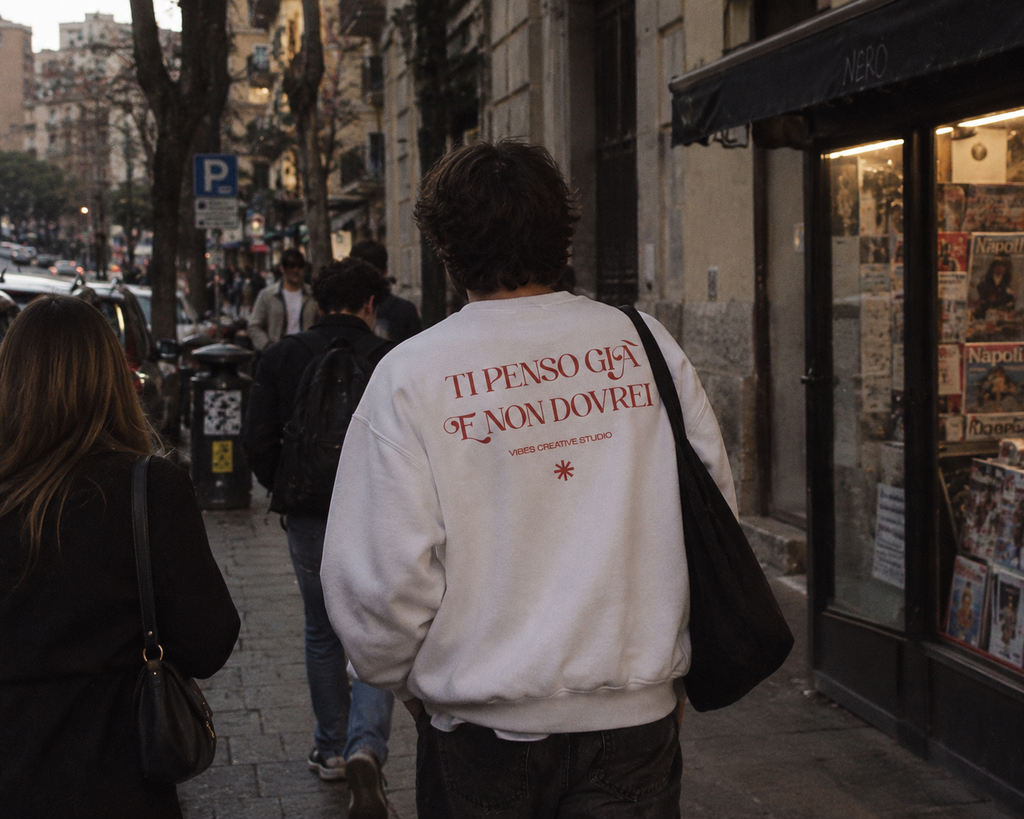 Ti penso | Felpa girocollo