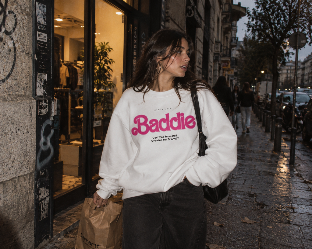 Baddie | Felpa girocollo