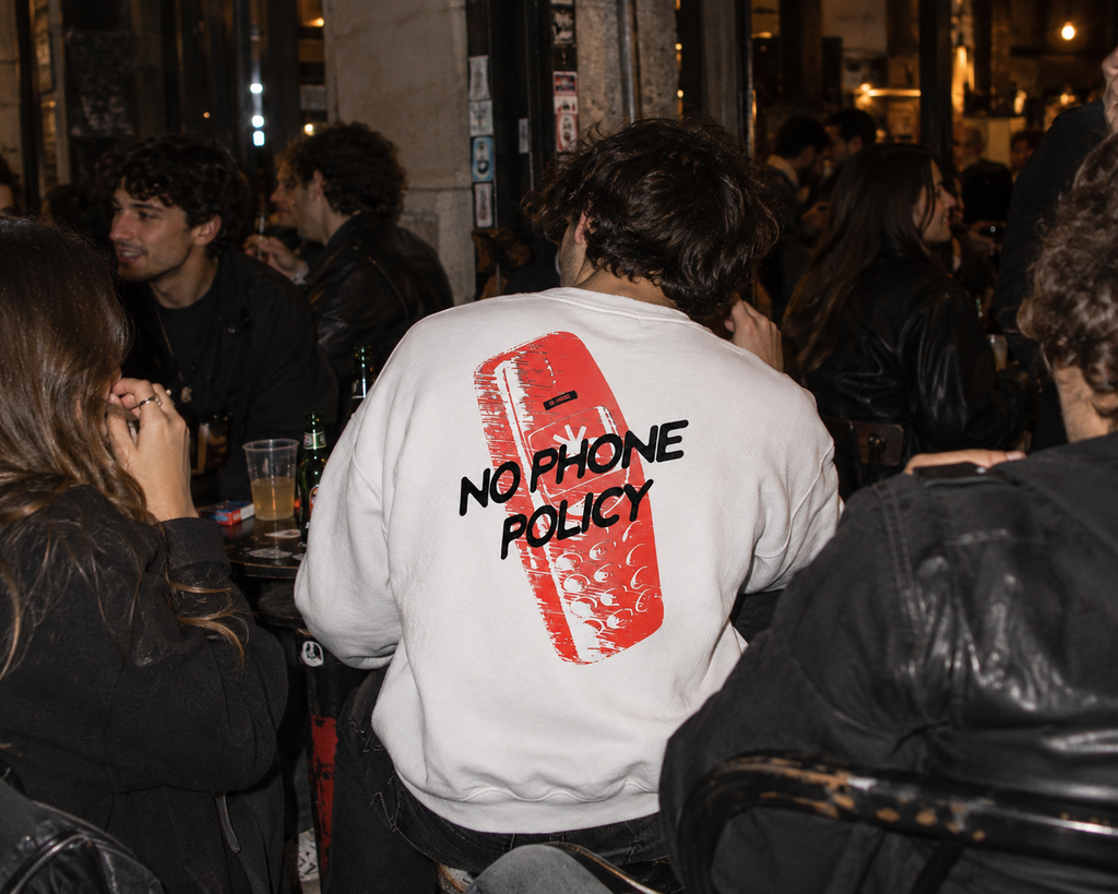 No Phone Policy | Felpa girocollo